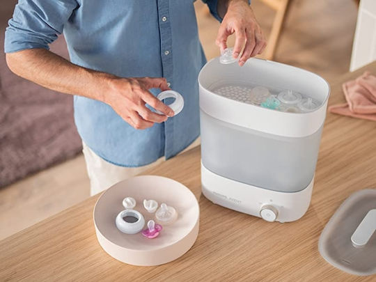 Philips Premium Ηλεκτρικός Βρεφικός Αποστειρωτής για 6 Μπιμπερό