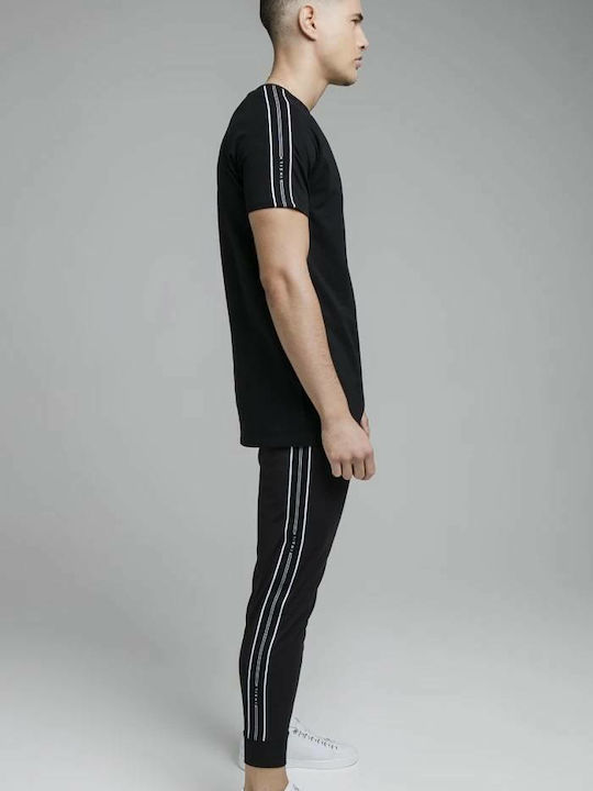 Pantaloni de trening cu Elastic Negru