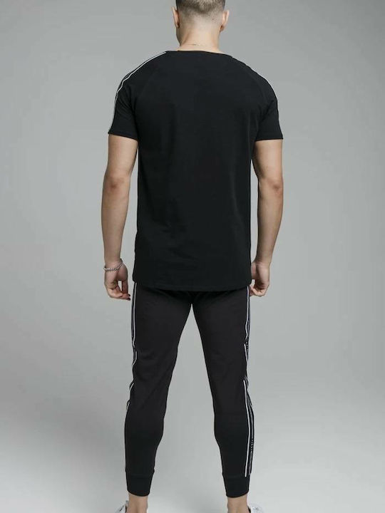 Pantaloni de trening cu Elastic Negru