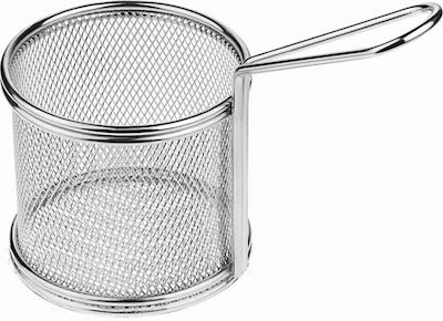 Διανομική Metallic Serving Deep Fry Basket L9xW9xH8.5cm