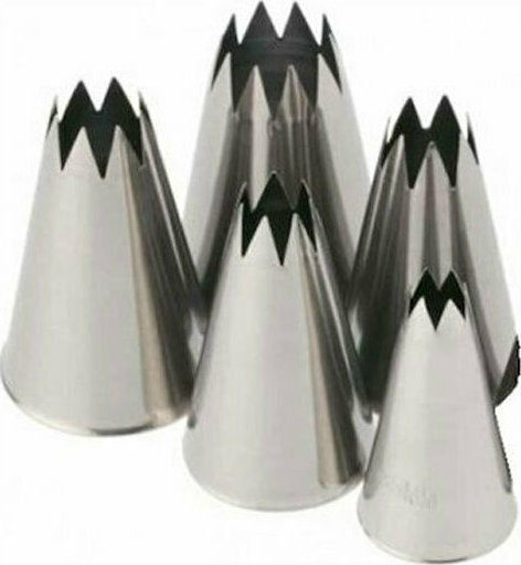 Cutlery Pro Tülle für Konditorei Spritzbeutel Metallisch 1Stück 39-210607 Cutlery Pro Tülle für Konditorei Spritzbeutel Metallisch 1Stück 39-210607