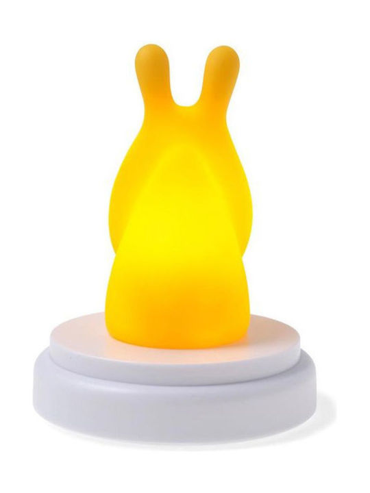 Alecto Baby Lumini LED Lampă decorativă pentru copii Innocent Dog Galben 12x12x15εκ.