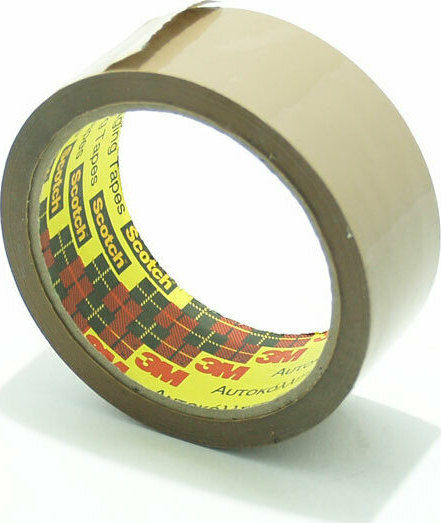 3M Scotch Silent Brown Silent Packaging Film 38mm x 50m Brown
