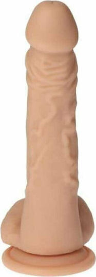 Toyz4lovers Real Safe Long Stocky Реалистично дилдо с Топки и Вендуза Плът 23.5см