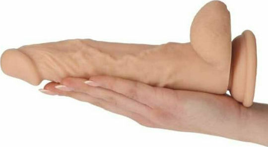 Toyz4lovers Real Safe Long Stocky Реалистично дилдо с Топки и Вендуза Плът 23.5см