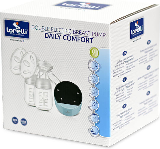 Lorelli Electric Double Breast Pump Daily Comfort Double Electric BPA Free White 180ml