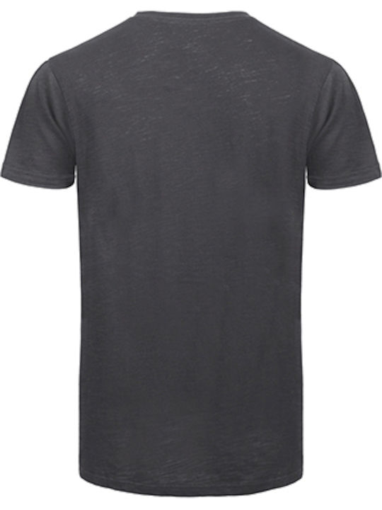 B&C Men's Short Sleeve Promotional T-Shirt Chic Anthracite