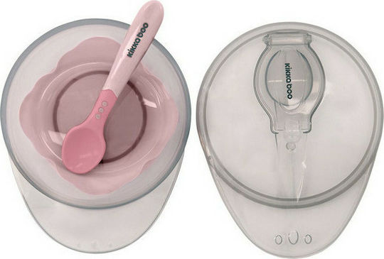 Kikka Boo Baby Food Container Set Suction made of Plastic Turquoise