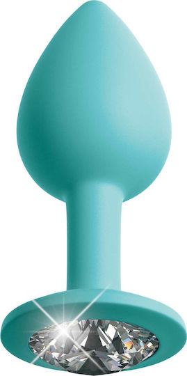 Pipedream Hookup Panties Crotchless Secret Gem Πρωκτική Σφήνα Τιρκουάζ 7.1cm