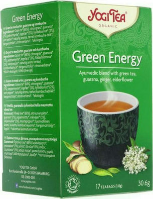 Yogi Tea Πράσινο Τσάι Βιολογικό Green Energy 17 Φακελάκια 30.6gr