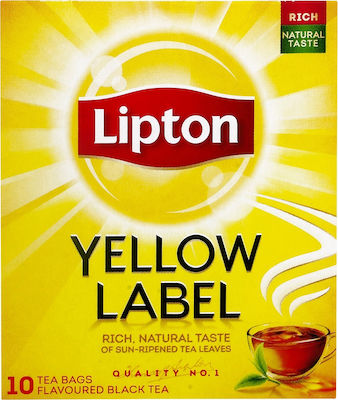 Lipton Black Tea Yellow Label 10 Bags 15gr 10pcs