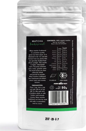 Moya Organic Matcha Tea Traditional 50gr