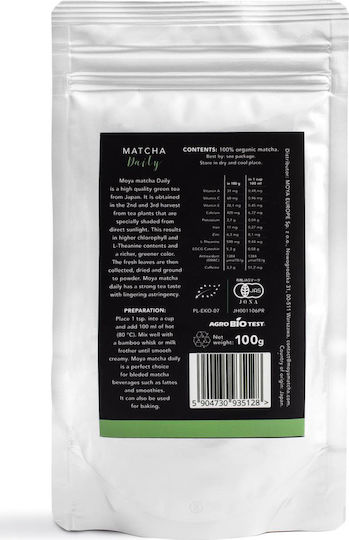 Moya Organic Matcha Tea Daily 100gr