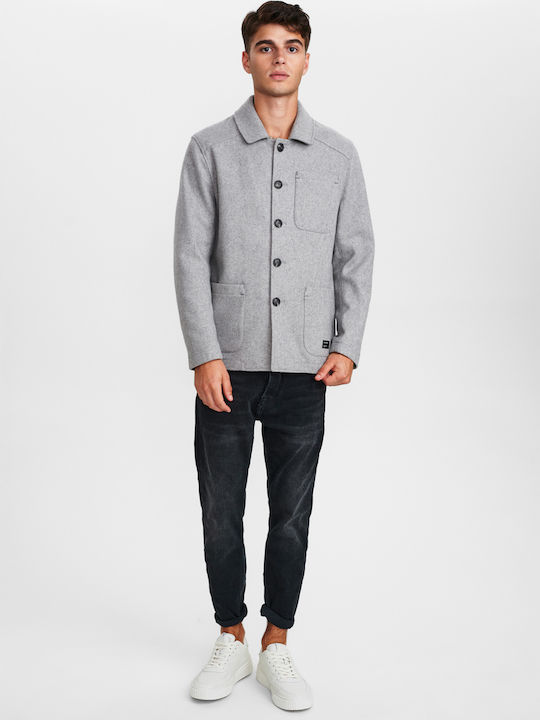 Herren Mantel Gray