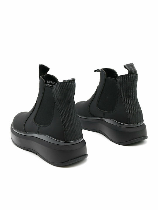 Stiefeletten Damen Schwarz