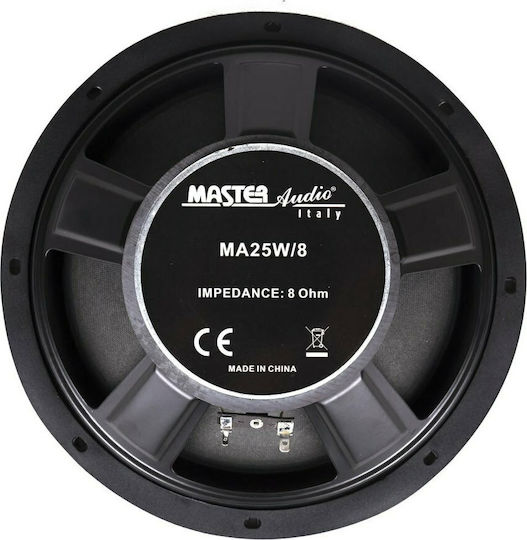 Master Audio Tieftöner Lautsprecher MA25W/8 10" Widerstand 8Ω