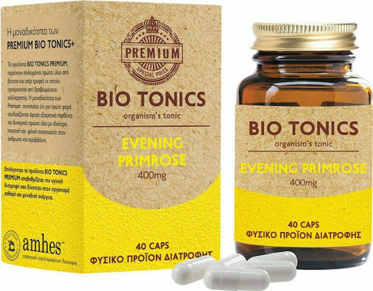 Bio Tonics Premium Evening Primrose 400mg Συμπλήρωμα για την Εμμηνόπαυση 40 κάψουλες
