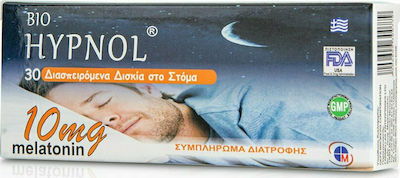 Medichrom Bio Hypnol Melatonin 10mg Supplement for Sleep 30 sublingual pills