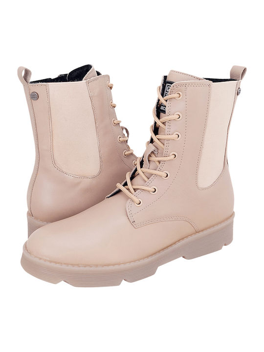 Gioseppo Adrar Damen Knöchelstiefel Beige