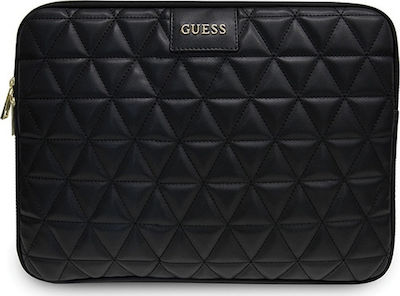 Guess Quilted Husă pentru laptop 13" în culoarea Negru