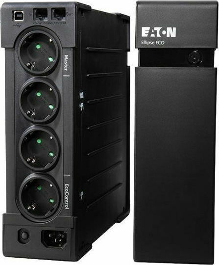 Eaton Ellipse ECO 1200 DIN USB UPS Line-Interactive 1200VA 750W cu 8 Schuko Prize