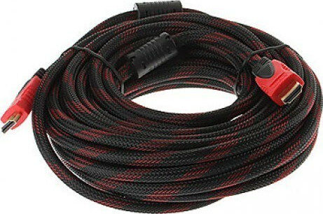 Кабел HDMI мъжки - HDMI мъжки 10м Черен