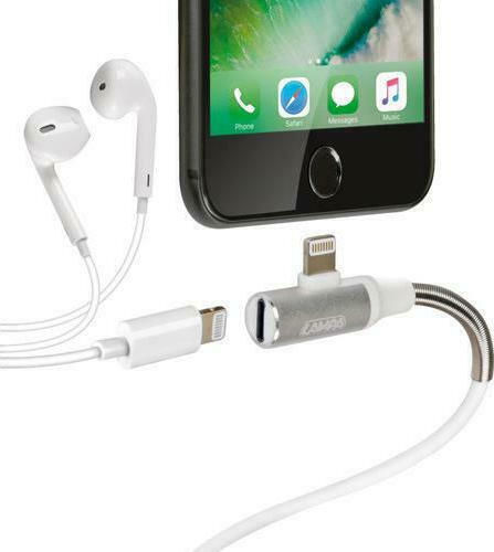 Lampa Iron Silver Line Oțel inoxidabil / Unghi (90°) USB-A la Cablu Lightning Gri 2m (L3885.0)