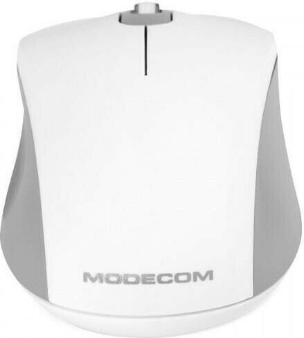 Modecom MC-M10S Ενσύρματο Ποντίκι Λευκό