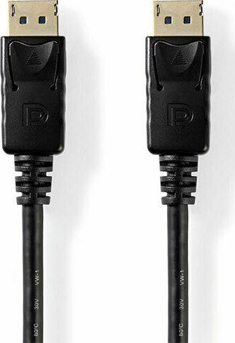 Nedis Cable DisplayPort male - DisplayPort male 2m Black (CCGT37010BK20)