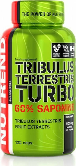 Nutrend Tribulus Terrestris Turbo Protein Synthesis Supplement for Libido & Testosterone Boost 120 caps