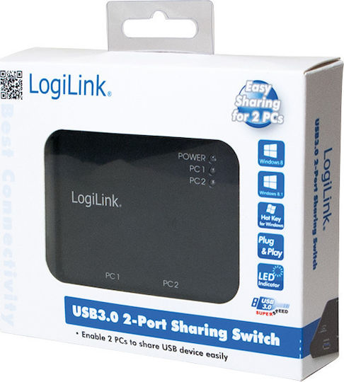 LogiLink 2-Port USB 3.0 sharing switch (UA0216)