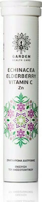 Garden Echinacea, Elderberry, Vitamin C & Zn Supplement for Immune Support 40 eff. tabs