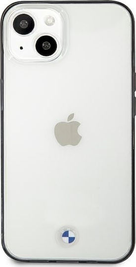 BMW Signature Collection Back Cover Σιλικόνης Διάφανο/Μαύρο (iPhone 13 mini)