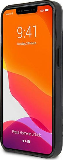BMW Signature Collection Back Cover Σιλικόνης Διάφανο/Μαύρο (iPhone 13 mini)