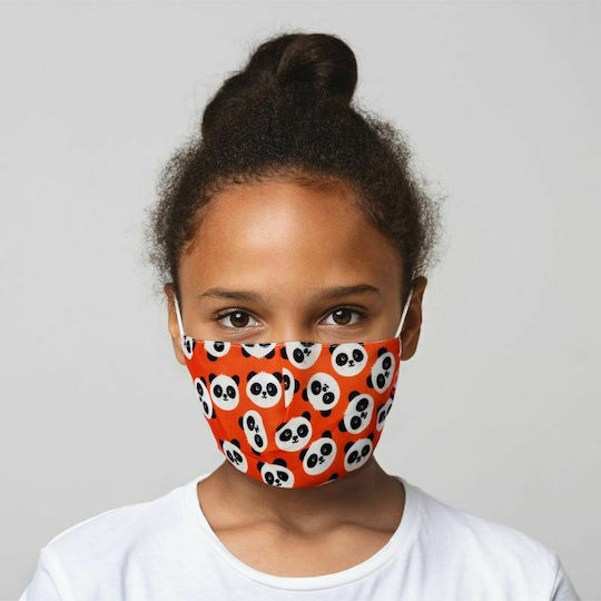 Puckator Reusable Face Covering Small 4-12 Ani Mască de protecție Țesătură Mici pentru copii Roșu MASK01S 1buc