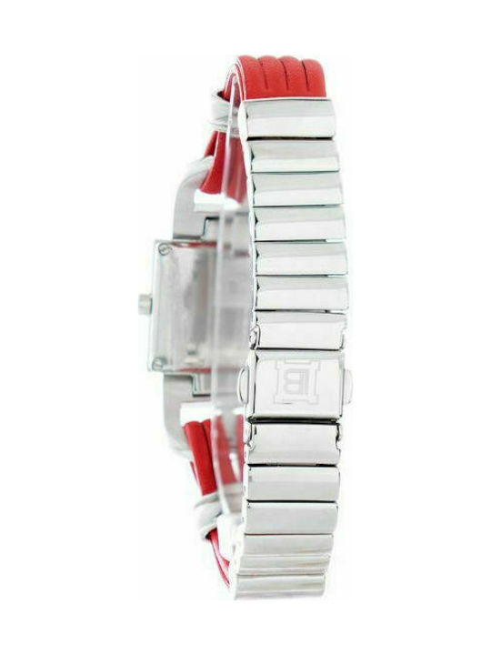 Laura Biagiotti Watch Chronograph with Red Leather Strap LB0046L-03