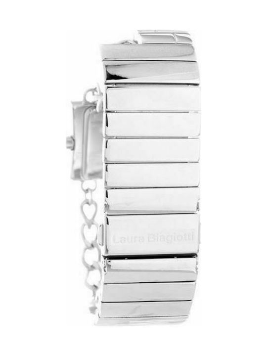 Laura Biagiotti Watch with Silver Metal Bracelet LB0043L-NA