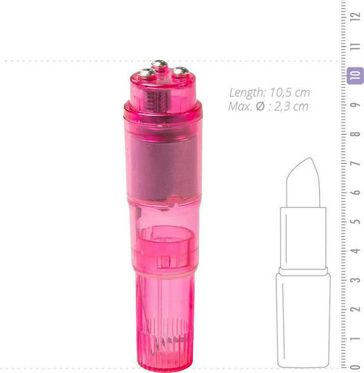 Easytoys Pocket Rocket Vibrator Masaj 10.50cm Roz