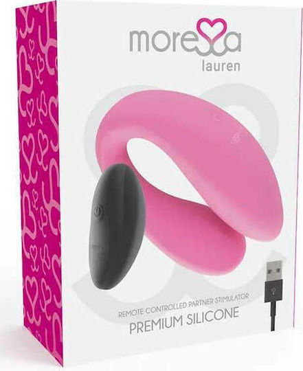 Amoressa Lauren Fernsteuerung Partner Stimulator Vibrator für Paare mit Fernbedienung Rosa