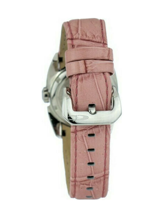 Chronotech Watch with Pink Leather Strap CT7704LS-07