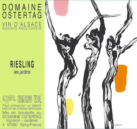 Domaine Ostertag Vin Les Jardins Riesling Alb Șampon Uscat 750ml