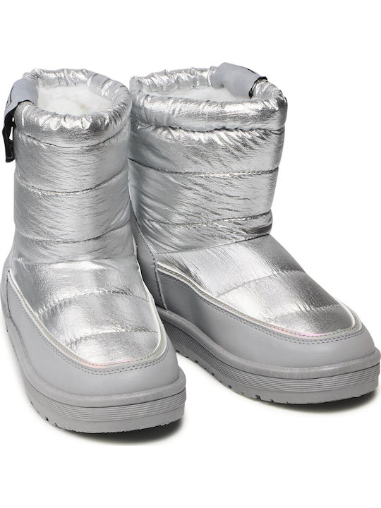Damenstiefel Silber