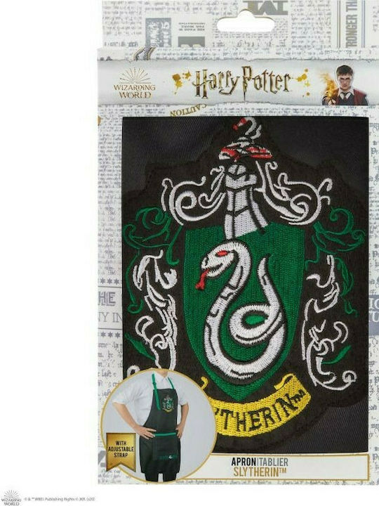 Graffiti Harry Potter Slytherin Ποδιά Κουζίνας Μαύρη 85x70cm 60244