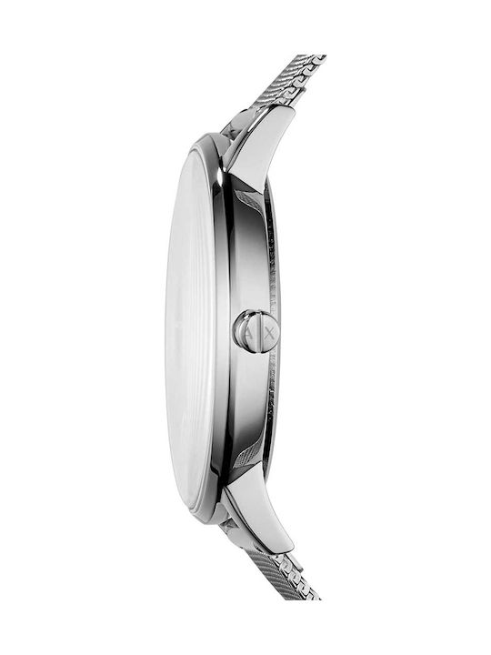 Armani Exchange Ρολόι Μπαταρίας με Μεταλλικό Μπρασελέ Armani Exchange Ρολόι Μπαταρίας με Μεταλλικό Μπρασελέ