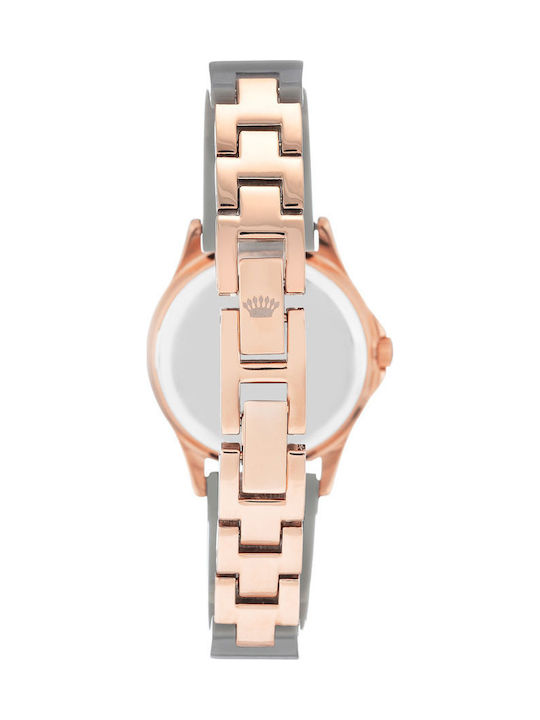 Juicy Couture Γυναικείο Ρολόι Μπαταρίας με Γκρι Καουτσούκ Λουράκι