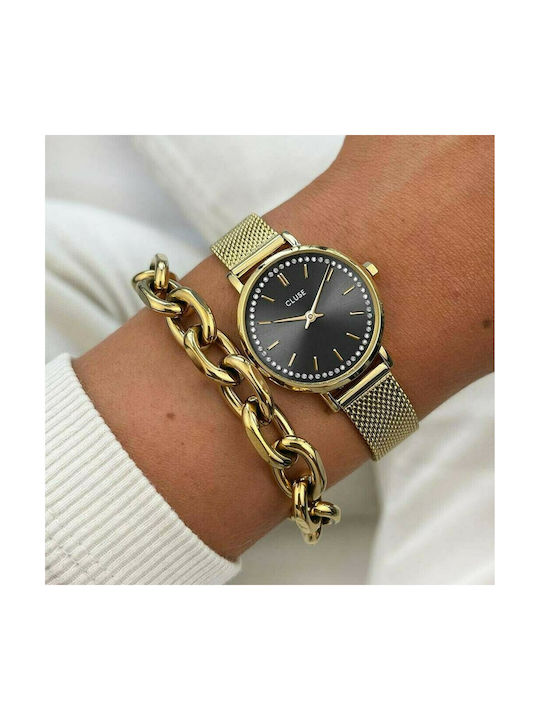 Cluse Watch with Gold Metal Bracelet