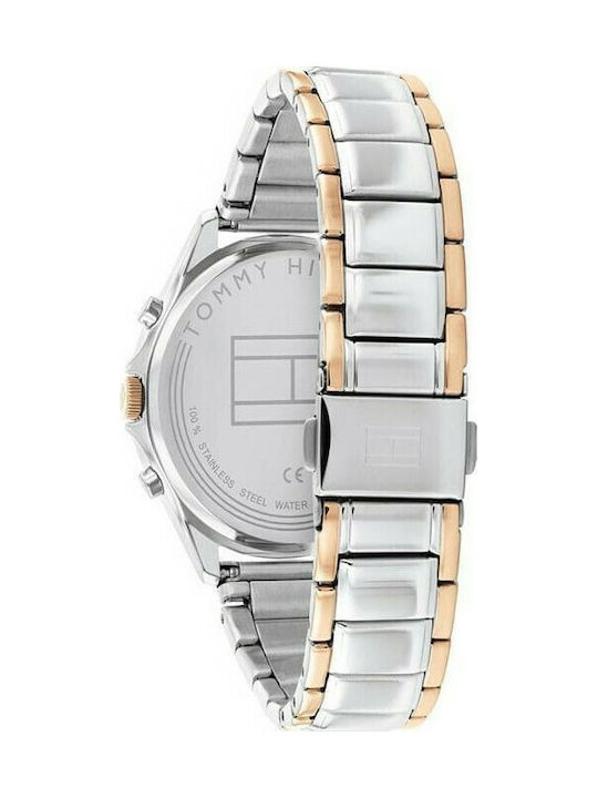 Tommy Hilfiger Quinn Damen Uhr Chronograph mit Metallarmband