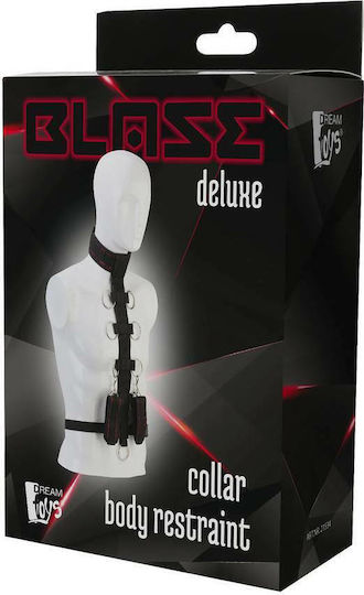 Dream Toys Blaze Collar Body Restraint Neck & Limb Restraint Set in Black Color