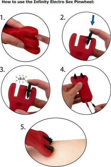 Electrastim Infinity Pulsing Intimate Arouser pentru Electro-stimulare în Culoare Roșu