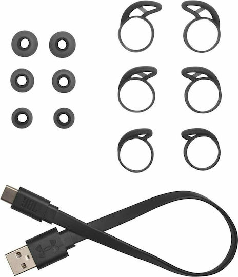 JBL UnderArmour Streak In-ear Bluetooth Handsfree Earphones with Sweat Resistance and Charging Case Black